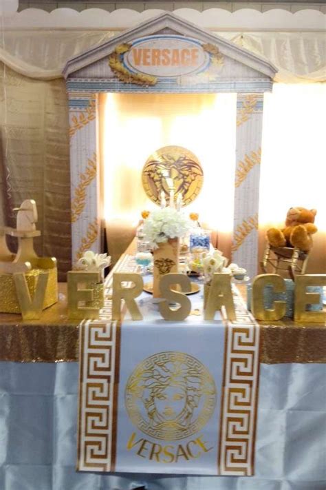 versace themed baby shower|Versace Baby Shower .